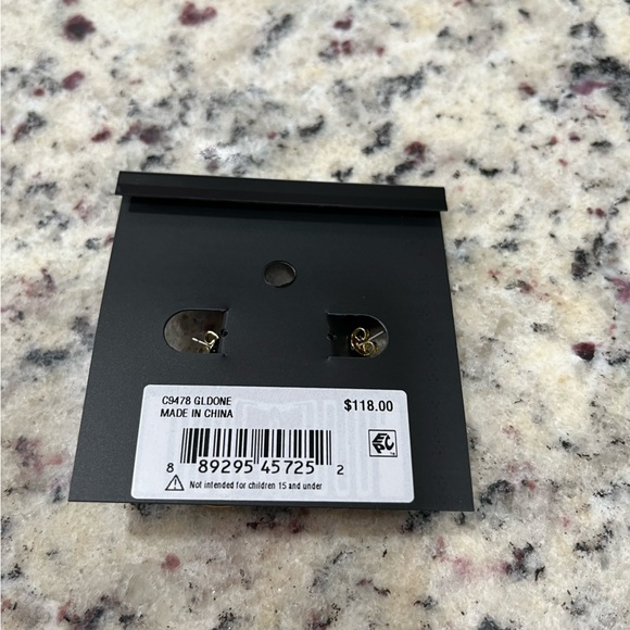 Coach Hoop Earrings - Picture 2 of 3